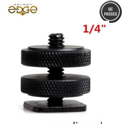 Hot Shoe To 1/4 Tripod Mount Adapter