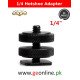 Hot Shoe To 1/4 Tripod Mount Adapter