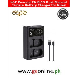 K&F Concept EN-EL15 Dual Channel Camera Battery Charger for Nikon