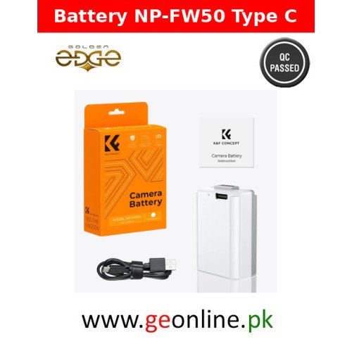 Battery NP-FW50 Type-C 1100mAh KF28.0026S1 K&F for Sony Cameras Battery NP-FW50 Type-C 1100mAh KF28.0026S1 K&F for Sony Cameras