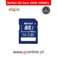 Buffalo 16GB SD Card – 100MB/s, UHS-I, Speed Class 1, V10 Video Support