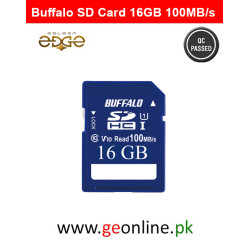 Buffalo 16GB SD Card – 100MB/s, UHS-I, Speed Class 1, V10 Video Support Buffalo 16GB SD Card – 100MB/s, UHS-I, Speed Class 1, V10 Video Support