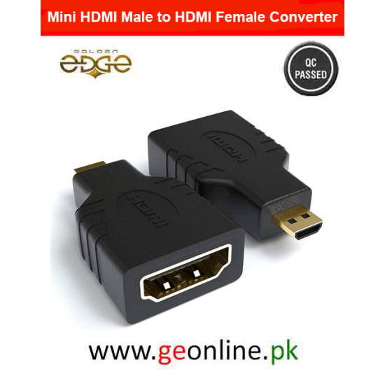 Mini HDMI Male to HDMI Female Converter Mini HDMI Male to HDMI Female Converter