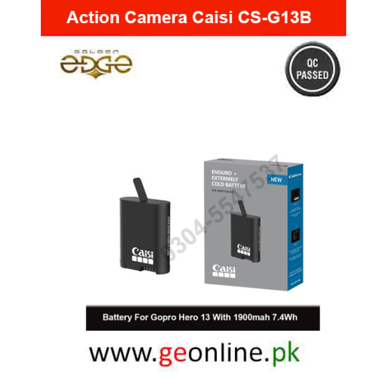 Action Camera Battery Caisi CS-G13B Gopro Hero 13 Battery Action Camera Battery Caisi CS-G13B Gopro Hero 13 Battery