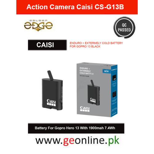 Action Camera Battery Caisi CS-G13B Gopro Hero 13 Battery Action Camera Battery Caisi CS-G13B Gopro Hero 13 Battery