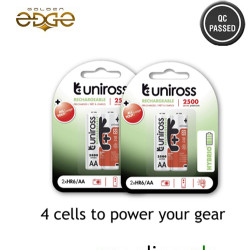 Battery AA Uniross 4 Cell 2500mAh Battery AA Uniross 4 Cell 2500mAh