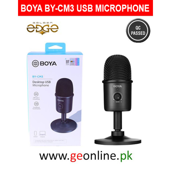 MIC BOYA BY-CM3 Desktop USB Microphone With 2 Year warranty 