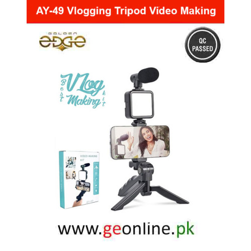 AY-49 Vlogging Tripod Video Making Kit