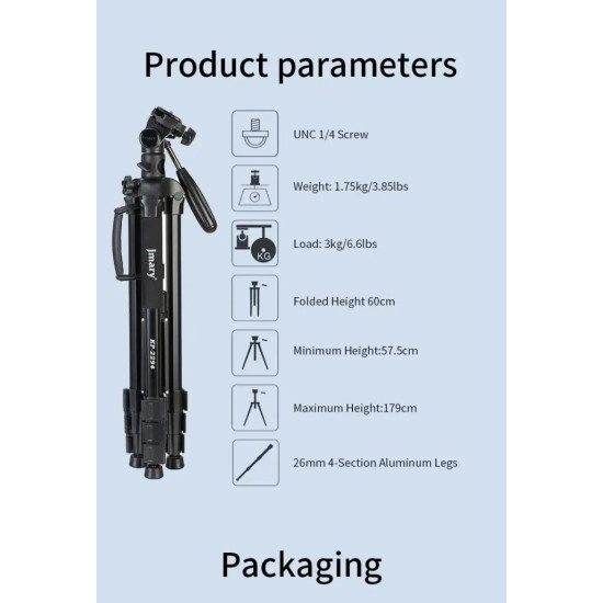 Jmary KP-2294 Professional Over Head Tripod