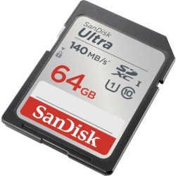 SanDisk Ultra 64GB microSD UHS-I 140Mb/s Memory Card