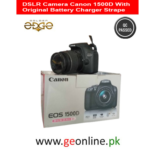 Canon EOS 1500D Used DSLR Camera with 18-55mm Lens – Excellent Condition