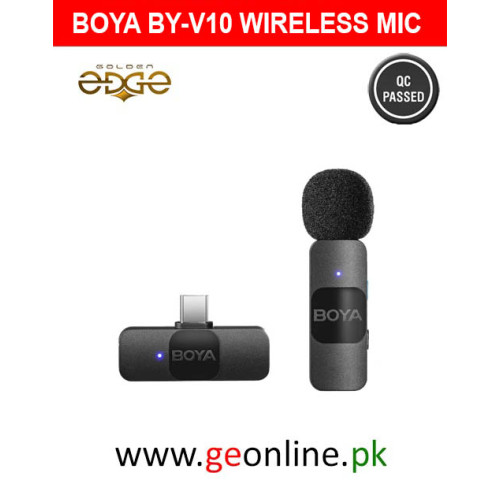 BY-V10 Wireless Mic Type-C – 3 Years Warranty
