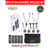 MIC BOYA BY-W4 Ultra-Compact Four-Channel 2.4GHz Wireless Microphone System with 2 year warranty