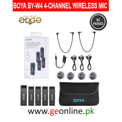 MIC BOYA BY-W4 Ultra-Compact Four-Channel 2.4GHz Wireless Microphone System with 2 year warranty