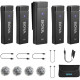 MIC BOYA BY-W4 Ultra-Compact Four-Channel 2.4GHz Wireless Microphone System with 2 year warranty