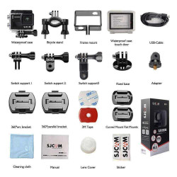 SJCAM SJ6 Legend Optical 16 MP 4K 24fps 5.08 cm (2.0") LCD Touch Screen Action Camera | Gyro Sensor | External Mic Support | Dual Screen (Black) SJCAM SJ6 Legend Optical 16 MP 4K 24fps 5.08 cm (2.0") LCD Touch Screen Action Camera | Gyro Sensor | External Mic Support | Dual Screen (Black)