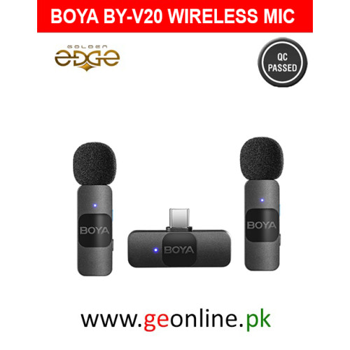 3 Years Warranty - BOYA BY-V20 Wireless Microphone USB Type-C
