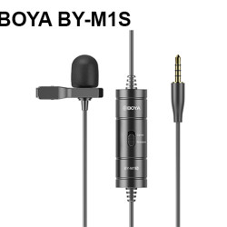 Boya M1S Lavalier Collar Microphone for DSLR & Android Phone with 3 Years Warranty Boya M1S Lavalier Collar Microphone for DSLR & Android Phone with 3 Years Warranty
