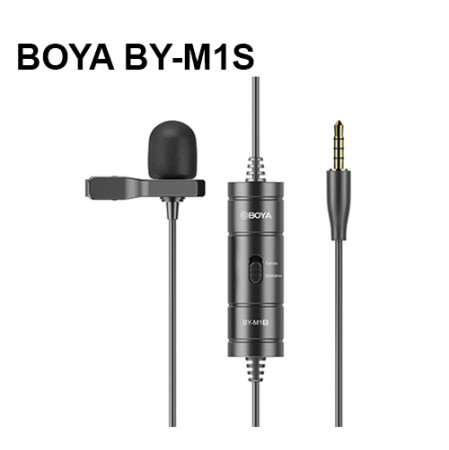 Boya M1S Lavalier Collar Microphone for DSLR & Android Phone with 3 Years Warranty