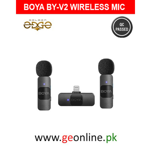 BY-V2 Wireless Mic for iPhone – 3 Years Warranty