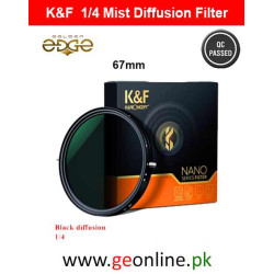 K&F Concept Black Diffusion 67mm 1/4 Mist Diffusion Filter 1/4 Filter Mist Cinematic Effect Filter with 28 Multi-Layer Coatings Waterproof/Scratch Resistant for Video/Vlog/Portrait Photography