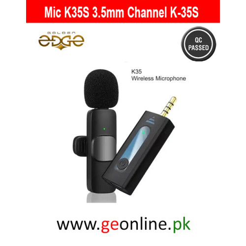 K-35S 3.5 mm Channel Wireless Lavalier Microphone K-35S 3.5 mm Channel Wireless Lavalier Microphone