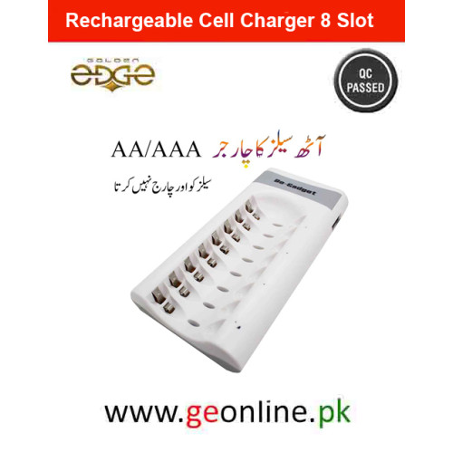 Rechargeable Cell Charger 8 Slot Intelligent Battery Charger USB for AA AAA NiMH Rechargeable Batteries