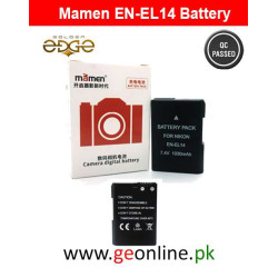 Nikon Camera Mamen Battery En-EL14 For D3100 D3200 DSLR, D5100 DSLR, Coolpix P7700 and Coolpix P7000 Digital
