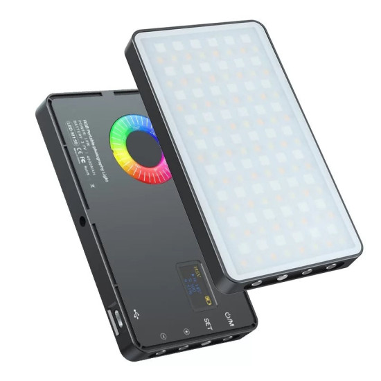 MAMEN SL-C02 Power Bank RGB Photography LED color fill light 2500-9000K special effects