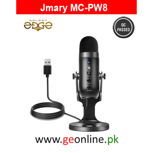 Jmary MC-PW8 Professional USB Microphone For Podcasting, Gaming, Streaming, Recordings With Noise Reduction