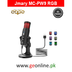 Jmary MC-PW9 RGB Professional USB Microphone For Podcasting, Gaming, Streaming, Recordings With Noise Reduction