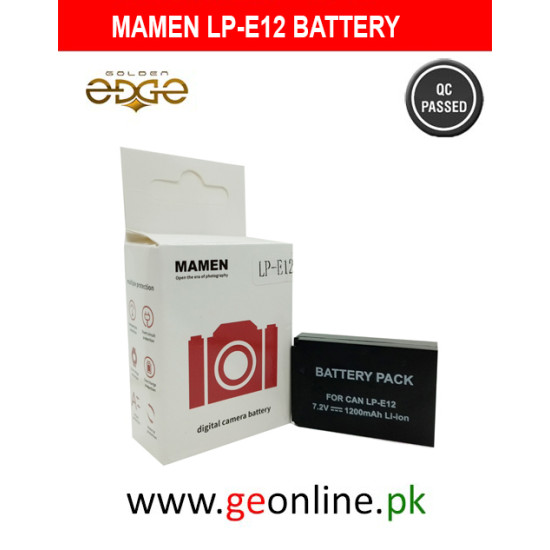 Mamen LP-E12 BAttery EOS M50 SL1 SL100 LC-E12 LPE12