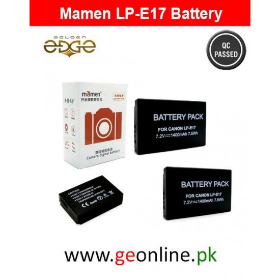 Mamen LP-e17 Battery For EOS RP, Rebel T8i, T7i, T6i, T6s, SL2, SL3, EOS M3, M5, R10, M6 Mark II, 77D, 200D, 750D, 760D, 800D, 8000