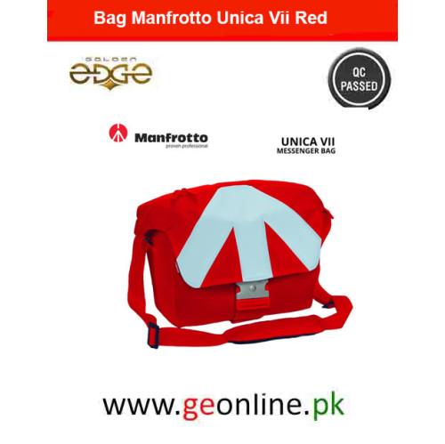 Manfrotto Unica VII Red Bag | Stylish Camera Shoulder Bag Manfrotto Unica VII Red Bag | Stylish Camera Shoulder Bag