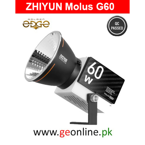 ZHIYUN Molus G60 , Bi-Color Video Light, 300g Portable 60W COB LED Continuous Output Lighting ZHIYUN Molus G60 , Bi-Color Video Light, 300g Portable 60W COB LED Continuous Output Lighting