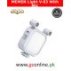 MEMEN RGB LED Light V-03 With Mic White