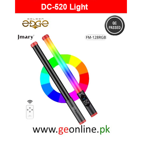 Jmary FM-128RGB Waterproof Handheld RGB LED Video Light Wand Stick