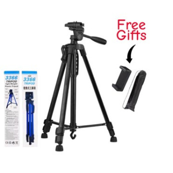 Tripod 3366 for DSLR & Mobile – Adjustable Camera Stand