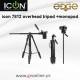 Icon Tripod 7812 Professional Overhead Tripod Plus Monopod Multipurpose For Mobiles, Mirrorless Cameras, DSLR etc