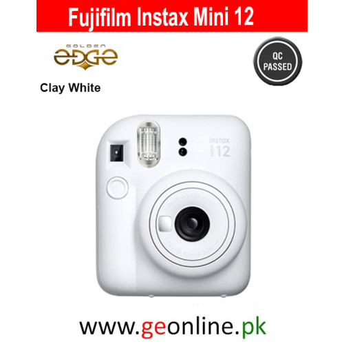 Fujifilm Instax Mini 12 Instant Camera Clay white