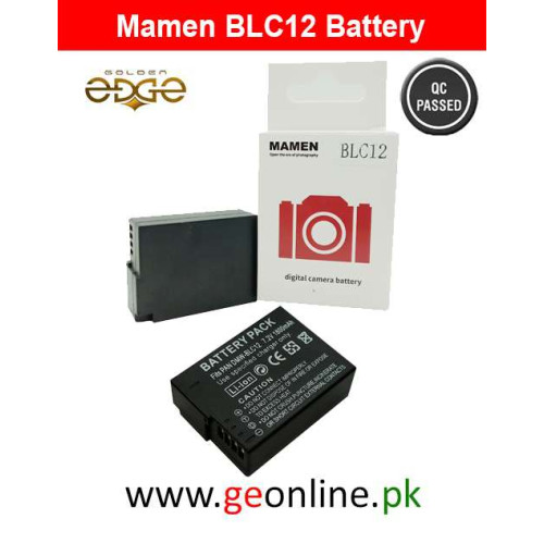 Mamen BLC-12 Battery Panasonic Lumix DMC-G7, DMC-G85, DC-G95, and DMC-FZ300 digital cameras Mamen BLC-12 Battery Panasonic Lumix DMC-G7, DMC-G85, DC-G95, and DMC-FZ300 digital cameras