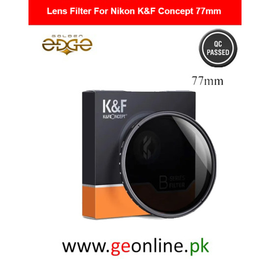 K&F Concept 77mm Variable Neutral Density ND Lens Filter For Nikon Canon Sony Samsung Olympus Fujifilm Pentax