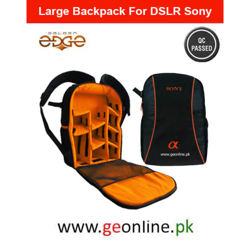 Large Backpack For DSLR Camera and Accessories Sony