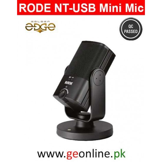 RØDE NT-USB Mini Versatile Studio-quality Condenser USB Microphone with Free Software for Podcasting, Streaming, Gaming, Music Production, Vocal