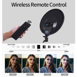 Jmary FM-15RS,Panel Video Light Soft Lighting Kit, Light with Remote/3000-6000K/CR80 plus /for Game Jmary FM-15RS,Panel Video Light Soft Lighting Kit, Light with Remote/3000-6000K/CR80 plus /for Game