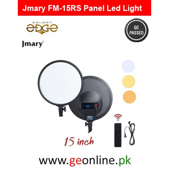 Jmary FM-15RS,Panel Video Light Soft Lighting Kit, Light with Remote/3000-6000K/CR80 plus /for Game