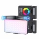 MAMEN SML-V02 Professional Double Microphone RGB and Bi-Color Led Pocket Camera fill light