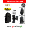 Nikon Large Backpack with Rain cover,Batteries Bag,Laptop Bag For DSLR Camera and its Accessories