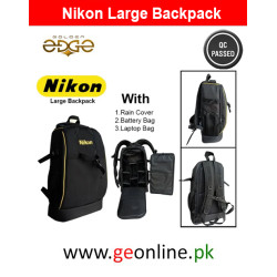 Nikon Large Backpack with Rain cover,Batteries Bag,Laptop Bag For DSLR Camera and its Accessories