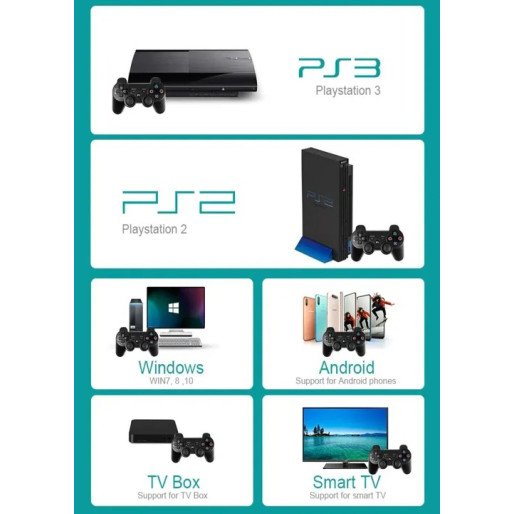 6 IN 1 Wireless Gamepad 2.4G Controller